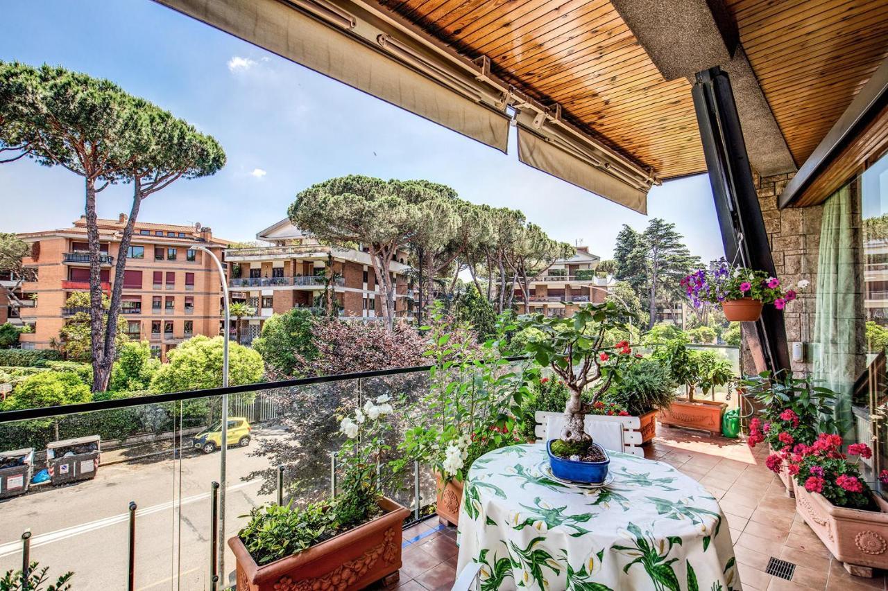 Terrazza Piccolomini: Elegant Apartment Stunning View Over Rome/St Peter'S Dome Exterior foto